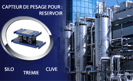 Pesage de citernes, rcipients, trmies...